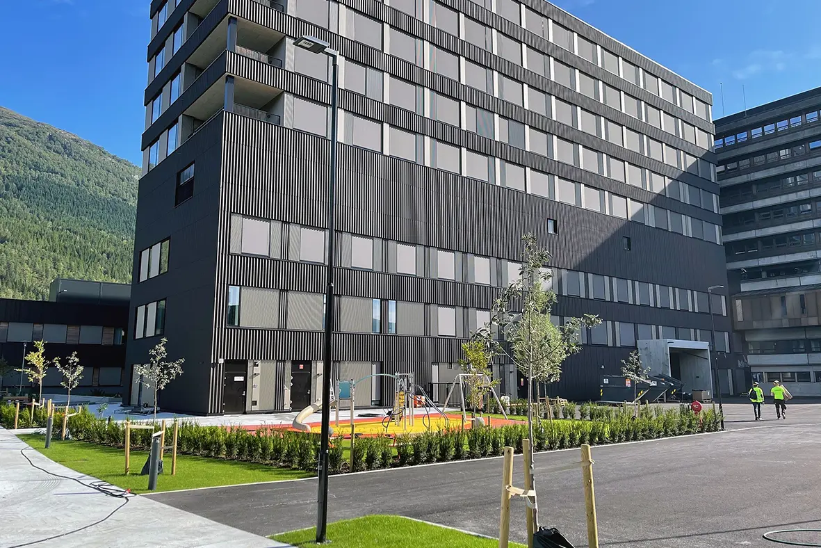 foto av sjukehusbygg